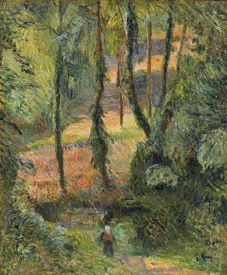 Paul Gauguin Sous Bois Sweden oil painting art